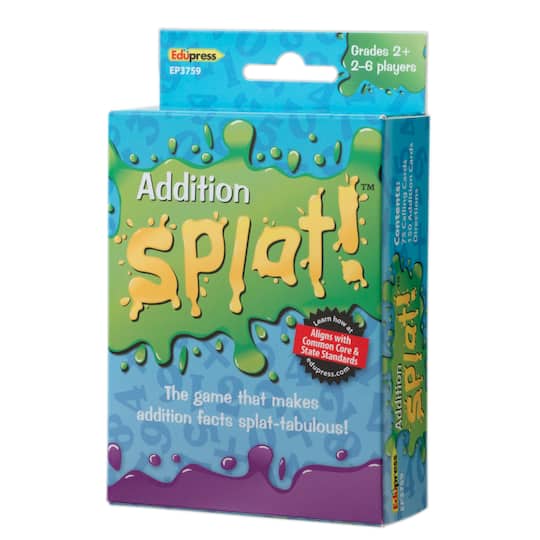 Addition Splat™ Card Game By Teacher Created Resources | 3.5" x 2.25" | Michaels®